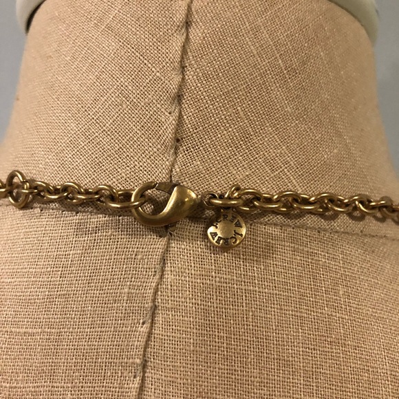 J. Crew Tortoiseshell and Crystal Rhinestone Necklace - Picture 3 of 3